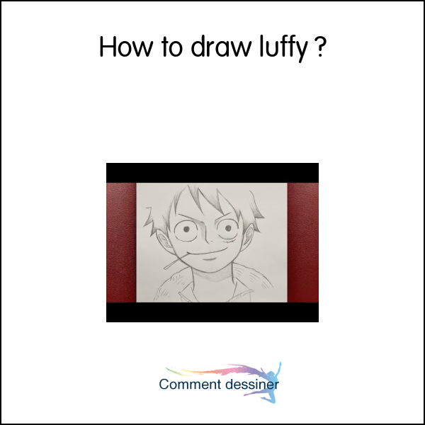 How to draw luffy